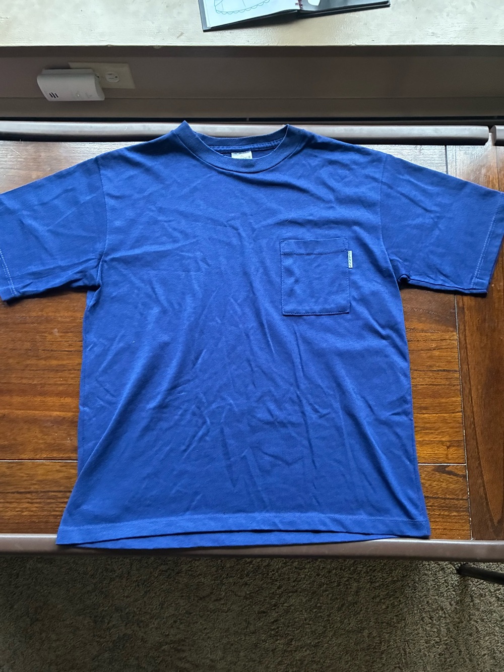 Classic Men's Short Sleeve Pocket Tee - Royal Blue